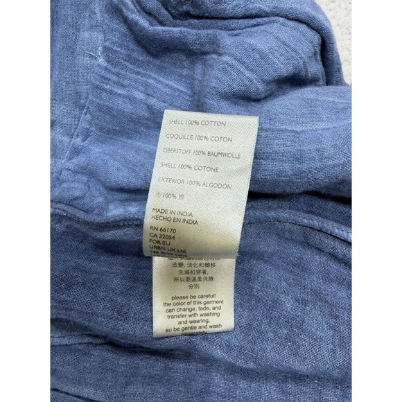 Free People Blue Jumpsuit Women Balloon Leg Button Up Retro Boho  Preppy Small - Picture 11 of 13